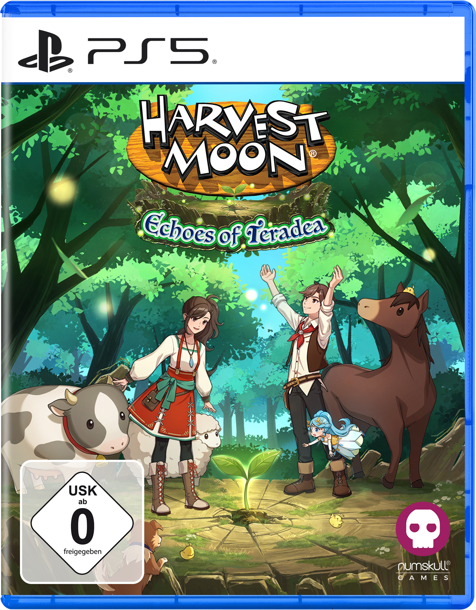 NUMSKULL GAMES Spielesoftware "PS5 Harvest Moon Echoes of Teradea", bunt, PlayStation 5, Spielesoftware