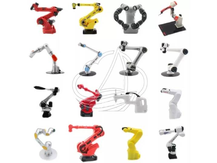 Modèle de bras robotique à 6 axes à l'échelle 1:5.5, robot collaboratif industriel, robot humanoïde, modèle de démonstration pédagogique, modèle cadeau