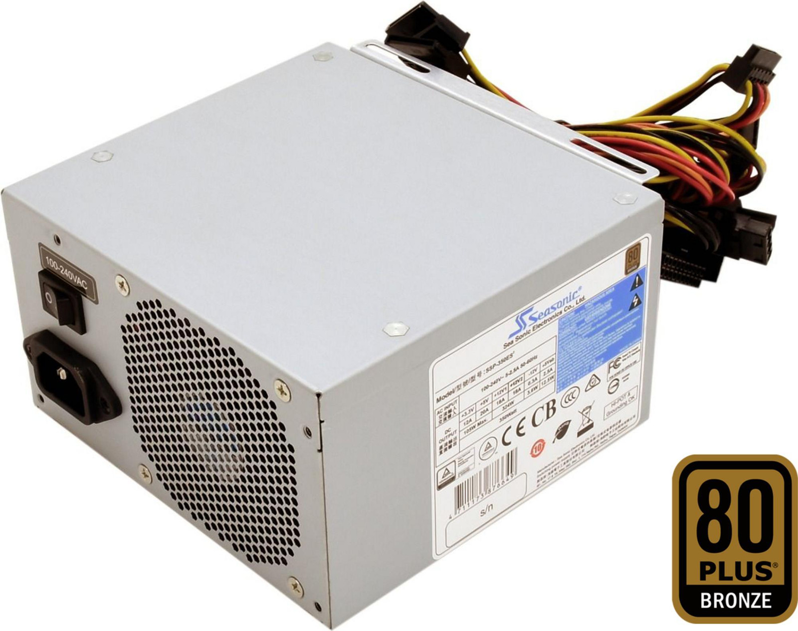 Seasonic SSP-350ES2 voeding, 350W, grijs