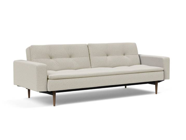 Klappsofa, Robust, Modern, 115×210 cm, Mit Armlehne & Schlaffunktion, Innovation