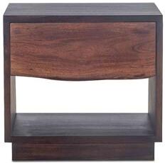 World Interiors Palermo Acacia Wood Live Edge Night Chest
