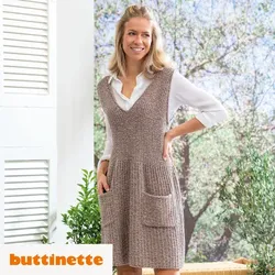 Strickanleitung – Kleid aus Woll Butt Aleta