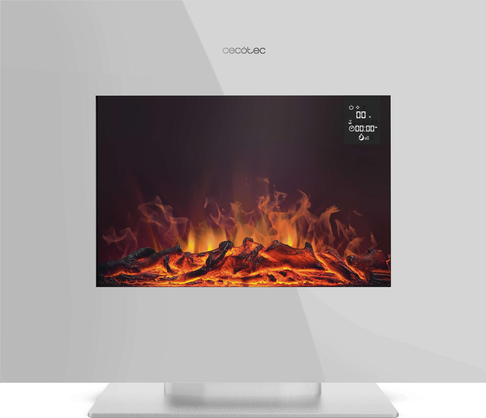 Cecotec ReadyWarm 2710 Design Flames Vrijstaande elektrische haard Wit