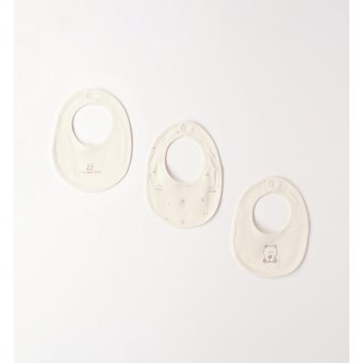 Lätzchen IDO "BABY GIRL ACCESSORIES", Baby, weiß (sanftes weiß), 100% Baumwolle, Lätzchen