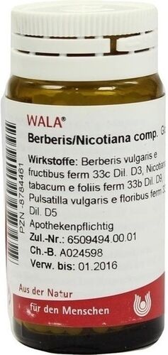 Wala Berberis/nicotiana Comp. Globuli