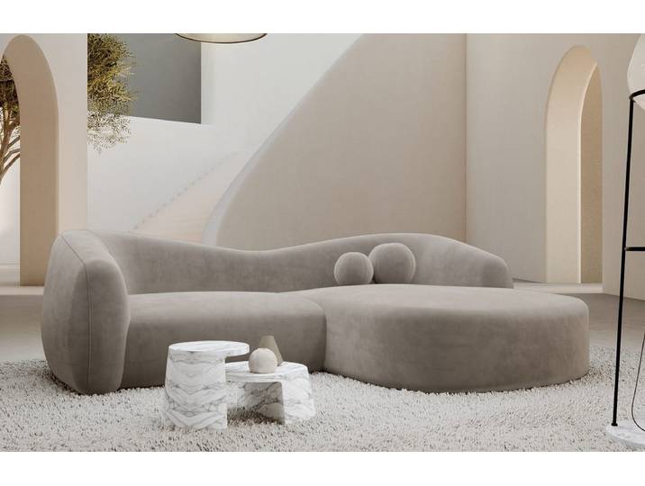 Ecksofa Murcia L-Form aus Stoff