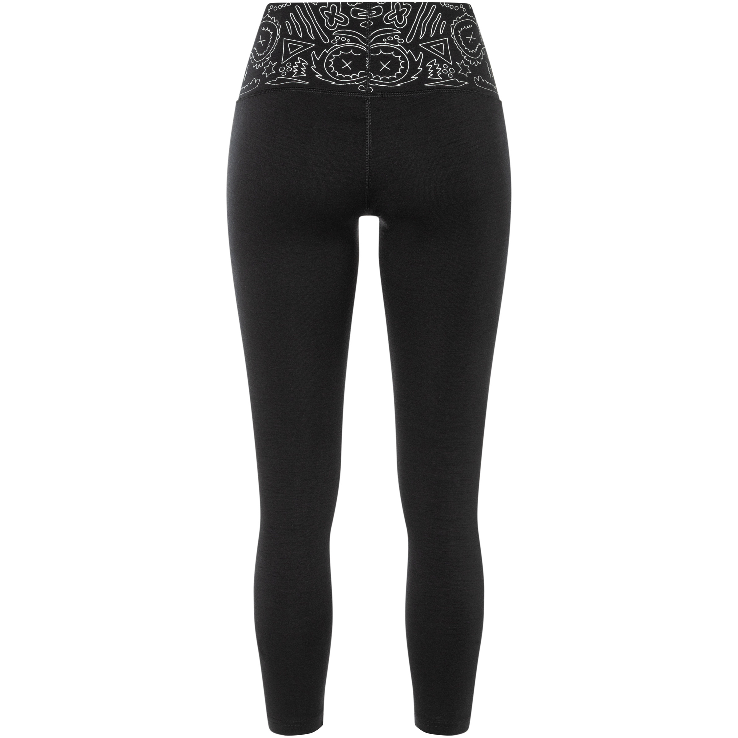 Super.Natural Bandana Tights Damen Laufhose schwarz Größe M Yoga | Laufen Hautfreundlich Merinowolle