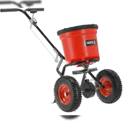 TRIZERATOP Streuwagen 25 kg Salzstreuer, Saatgutstreuer, Düngerstreuer