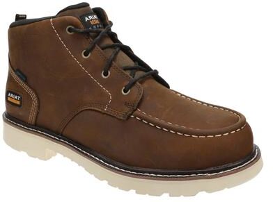 Ariat Rebar Lift Chukka WP - Mens 14 Brown Boot D