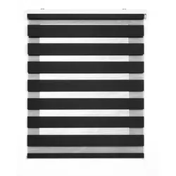 DOPPELROLLO Grau 100x250 cm