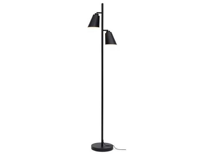 it's about RoMi Lampadaire Fer Brême 2 Abat-Jour Noir
