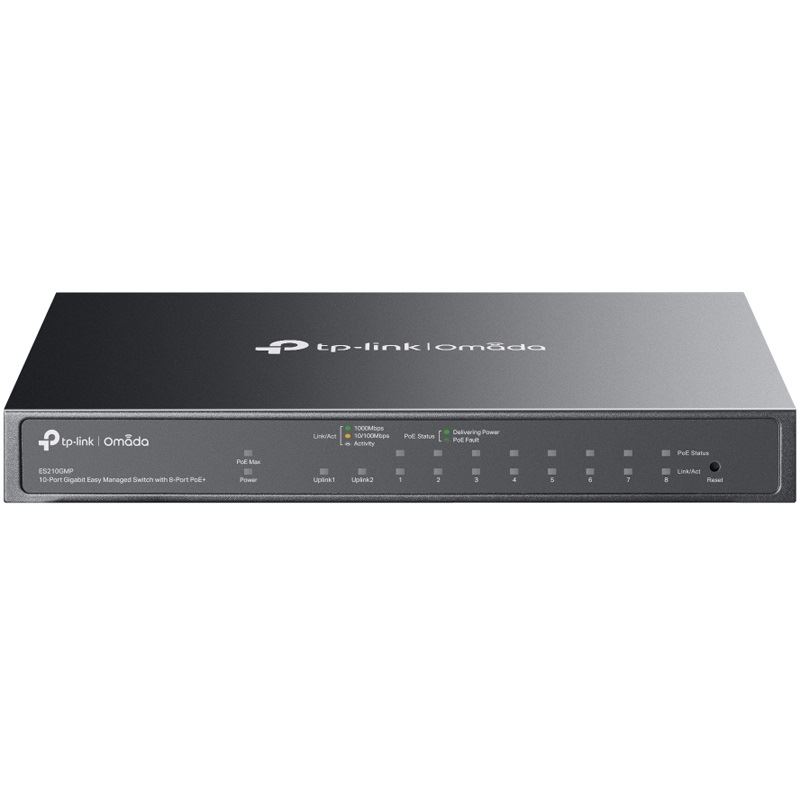 TP-Link Omada Switch 8x GE ES210GMP 8-Port PoE+