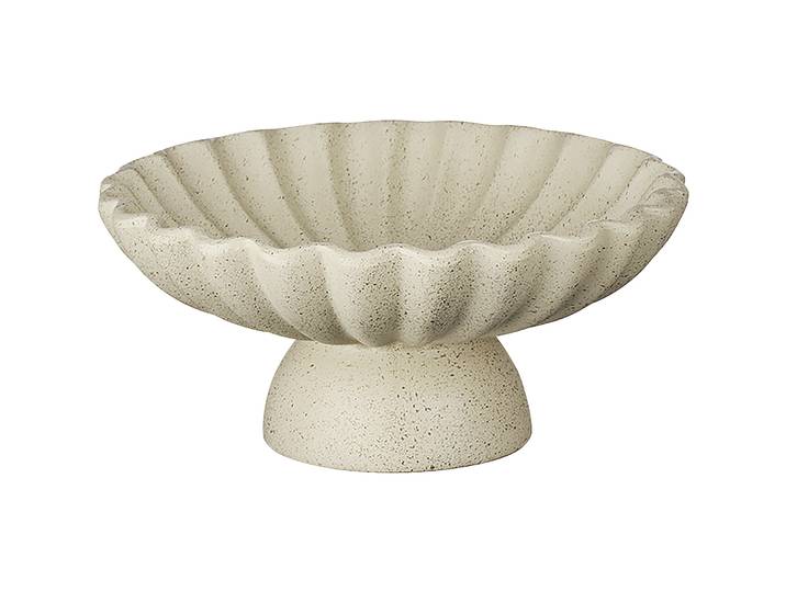 Dekoschale Natural & Feminine Glamour creme Polyresin B 19.5 H 9 cm