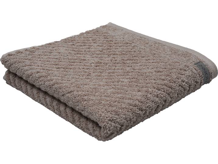 Duschtuch ROSS Smart , braun (nougat), B:70cm L:140cm, Frottier, Obermaterial: 100% Baumwolle, Handtücher, Duschtuch, Uni-Rippe mit Velourslabel