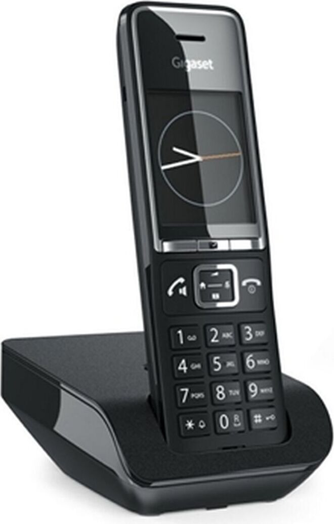Gigaset COMFORT 550 DECT-telefoon met draadloze headset en SMS-functionaliteit, Zwart