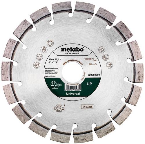 Metabo 628560000 Diamanttrennscheibe Durchmesser 150mm Bohrungs-Ø 22.23mm 1St.