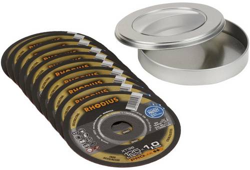 Rhodius XT38 210747 Trennscheibe gerade 125mm 10 St. Edelstahl, Stahl