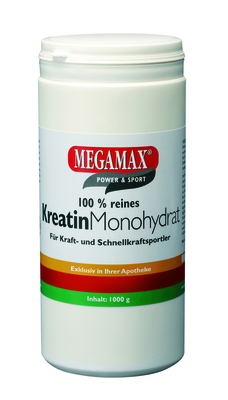 Megamax B.V. KREATIN MONOHYDRAT 100% Megamax Pulver 1000 g 07345854
