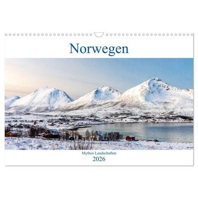 Norwegen - Mythos Landschaften (Wandkalender 2026 DIN A3 quer), CALVENDO Monatskalender