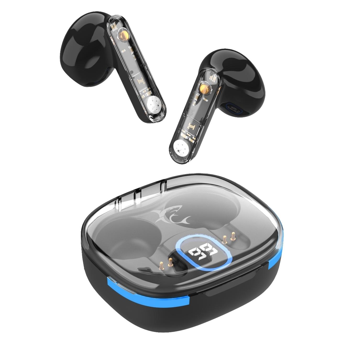 White Shark GEB-TWS37 HyperBeat Black (4 h, Kabellos) (HYPERBEAT-B)