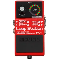 BOSS (Electronics) Loop Station RC-1 (Gitarre), Effektpedal, Rot