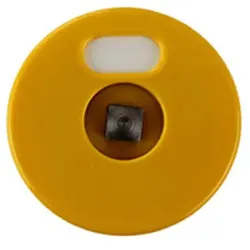 Abdeckung für Türgarnitur Nylon | 10er Pack Rosette | gelb