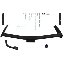 GDW Anhängerkupplung starr inkl. TowTec E-Satz 13polig universal - HONDA PRELUDE IV