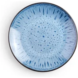 Ibili Teller-Set Normandia 12 Stück, Blau, Material: Kunststoff, Teller, Blau