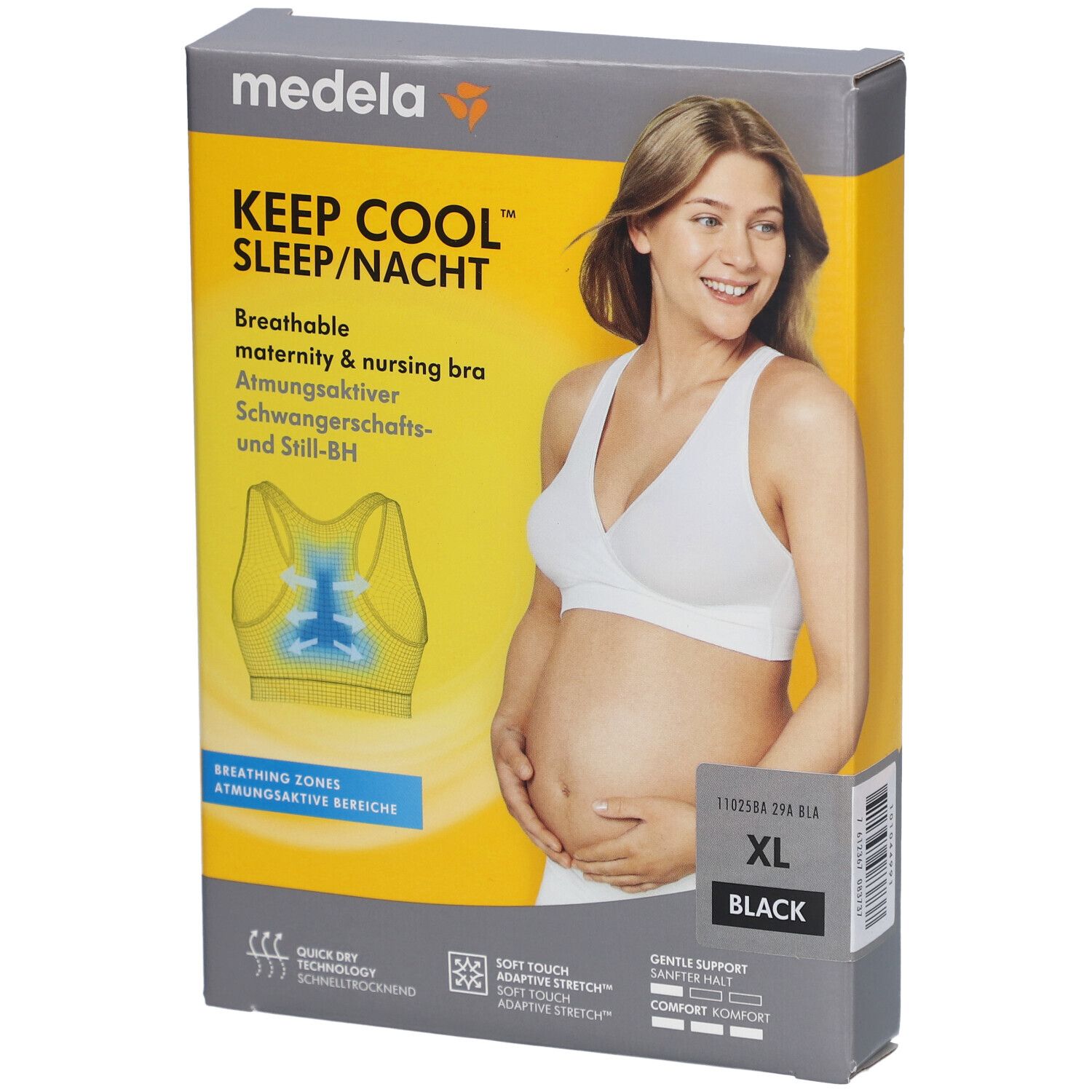 Medela Keep Cool Schlaf BH XL schwarz 1 St Sonstige
