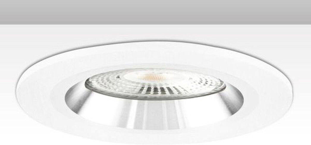 Isoled Einbaurahmen Kombi Für Gu10/mr16, Weiß + Weiß-Silber