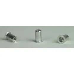 Blindnietmuttern Alu - Senkkopf offen - Klemmbereich 1,5 - 4,5 mm - M 8x16,0