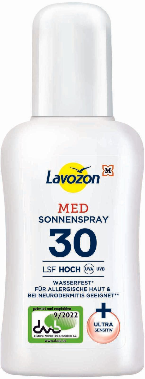 Lavozon LSF 30 Hoch Sonnenspray 200 ml 2911542