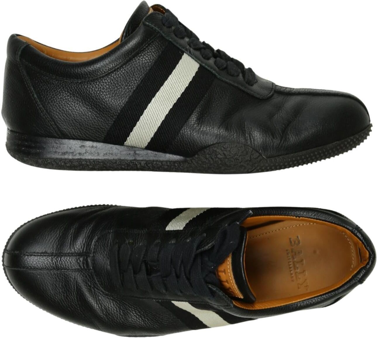 Bally Herren Sneaker, Schwarz, Gr. EU 38 (UK 5), kein / Etikett - Second Hand
