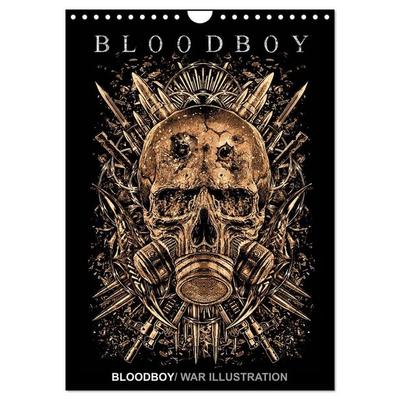 BLOODBOY/WAR ILLUSTRATION (Wandkalender 2027 DIN A4 hoch), CALVENDO Monatskalender