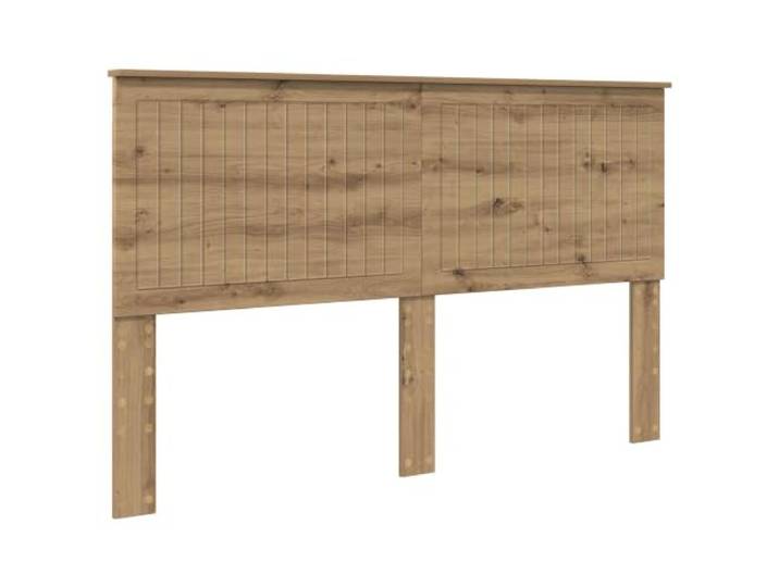 KTHLBRH Kopfteil aus Holz, handwerkliche Eiche, 163 x 7 x 100 cm Minimalistisches Design, leicht zu reinigen, robuste Halterung, einfache Montage, 15,12 kg