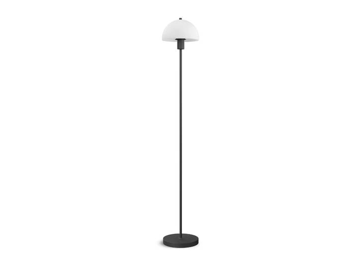 Herstal Lampadaire Vienda Noir-verre opale