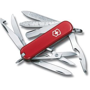 Victorinox Taschenmesser Mini Champ 0.6385, rot, 18 Funktionen, mit Kunststoffgriff & Edelstahl-Zweihandklinge