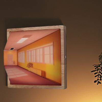 3D-Nachtlicht mit bloßem Auge, LED-Leuchten mit dreidimensionalem visuellem Effekt, Nachtlicht im wandmontierten Design für die Wand, dreifarbige Lichteffekteinstellung, Weihnachtsgeschenke für die