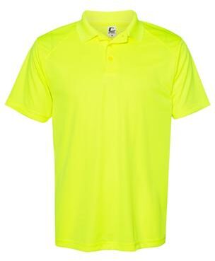 C2 Sport 5900 Men's Utility Polo Shirt in Safety Yellow size 4XL   Polyester 590000, BG5900