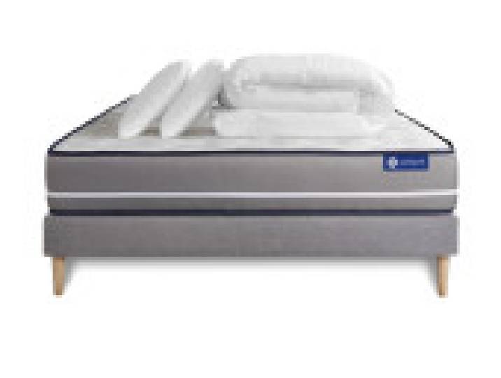 Pack Literie - Matelas et - Livré avec 1 Couette et 2 Oreillers