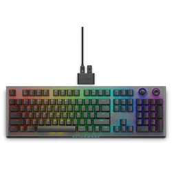 Alienware Wireless-Tri-Mode-Gamingtastatur AW920K (QWERTY), Dark Side of the Moon