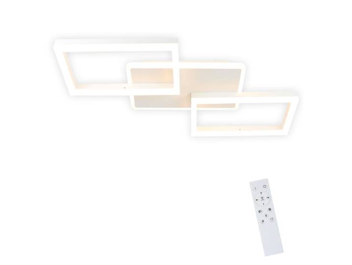 Plafonnier fer blanc 54x34x6.5cm led 48w