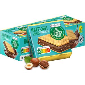 Frankonia Waffeln Haselnut Crisp, Schokolade & Haselnüsse, einzeln verpackt, 175,5 g, 9 Stück