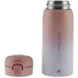 Karaca Skyfall Stahl Auslaufsichere Thermoskanne 350 ml Rosa