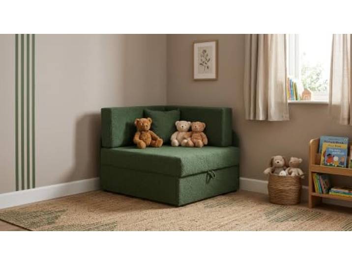 Family Meble Kinder-Schlafsofa Denis Angel mit Bettkasten, ausziehbar – Variante Angel 12