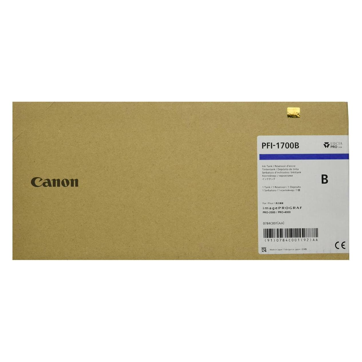 Canon Pfi-1700B Ink Cartridge (C) (0784C001)