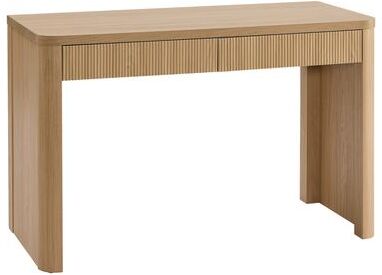 Heath&Cliff "Palmera 47.5"" Wide Rectangular Fluted Desk"