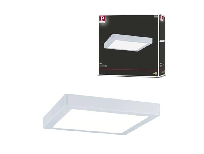 Paulmann 70900 Panneau LED Abia carré incl. 1x22 watts éclairage de plafond Blanc dépoli plafonnier plastique éclairage de salon 2700 K
