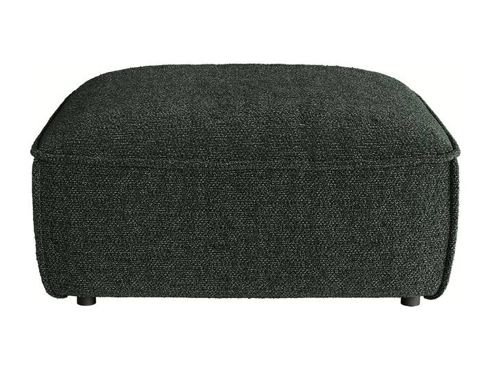 Sitzhocker aus Chenille-Stoff in Grün von Maison Céphy CAMILIO