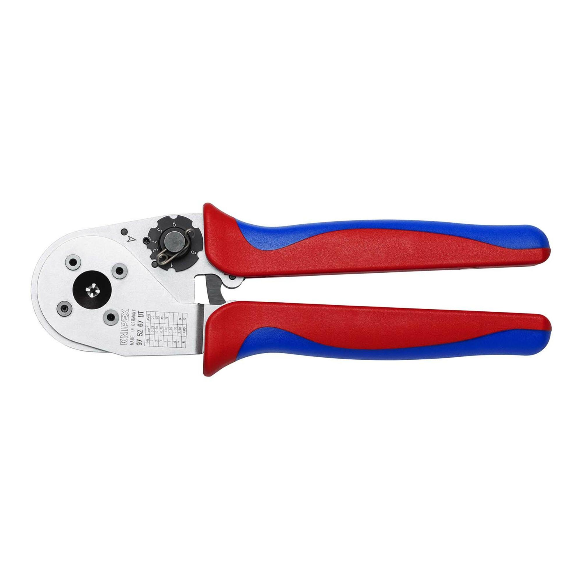 KNIPEX 97 52 67 DT Vierdorn-Crimpzange für DEUTSCH-Kontakte 230 mm)